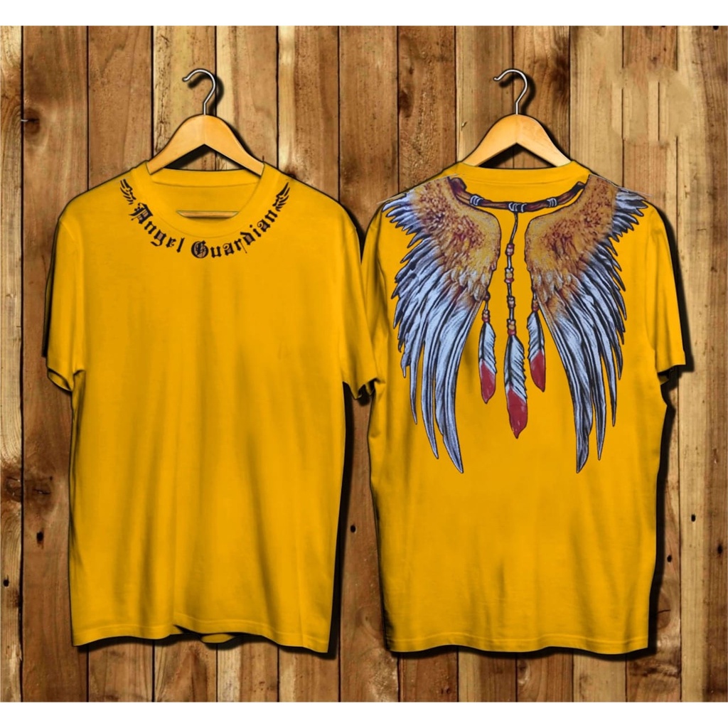 Jual Kaos Wings Of Angel T Shirt Angel Sayap Kaos Tulisan Di Leher