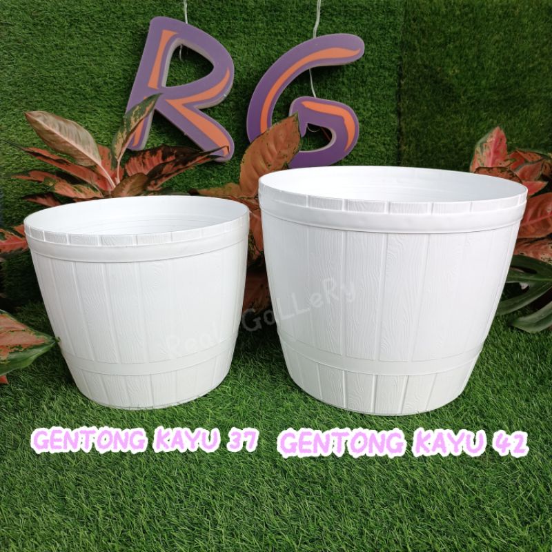 Jual Pot Gentong Kayu 37 42 Shopee Indonesia