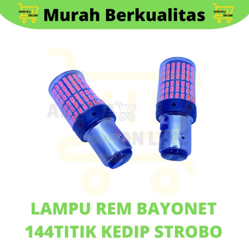 Jual Lampu Led Rem 1157 Bayonet Putar 144 Titik SMD CANBUS NO ERROR