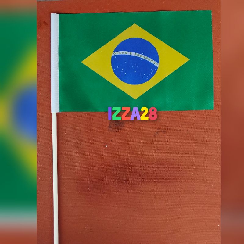 Jual Bendera Tangan Negara Brazil Piala Dunia Shopee Indonesia