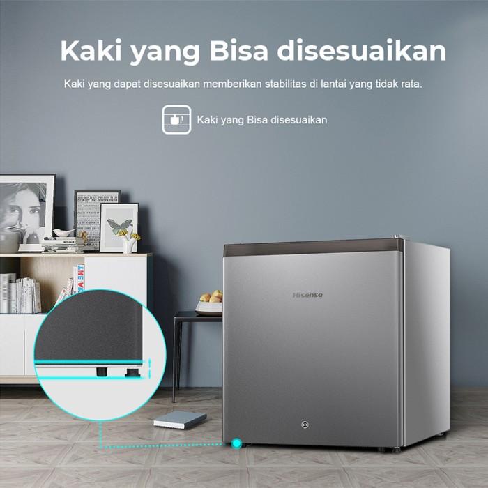 Jual Hisense Kulkas Mini Portable 42L Lemari Es Mini Bar RR58D4IGN