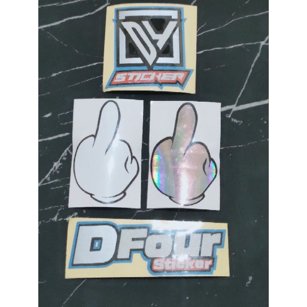 Jual STICKER TANGAN FUCK YOU STICKER MOTOR CUTTING Shopee Indonesia