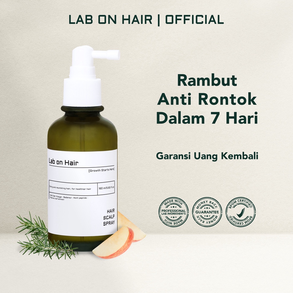 Jual Lab On Hair Scalp Spray Ml Tonik Rambut Anti Rontok Dan