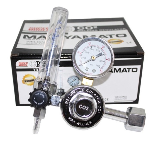 Jual Regulator Las CO2 Mig Max Yamato Original Tabung Las Co2 Welding