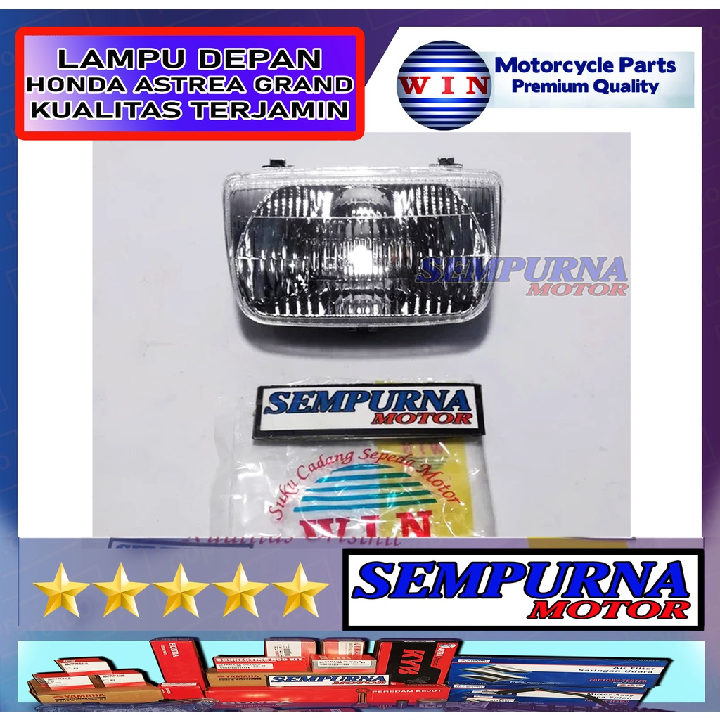 Jual Merek Win Kualitas Orisinil Reflektor Lampu Depan Headlamp Astrea