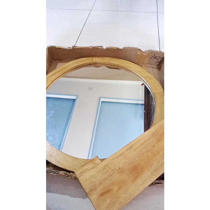 Jual Cermin Bulat Gantung Dinding Cermin Rias Cermin Aesthetic Hias