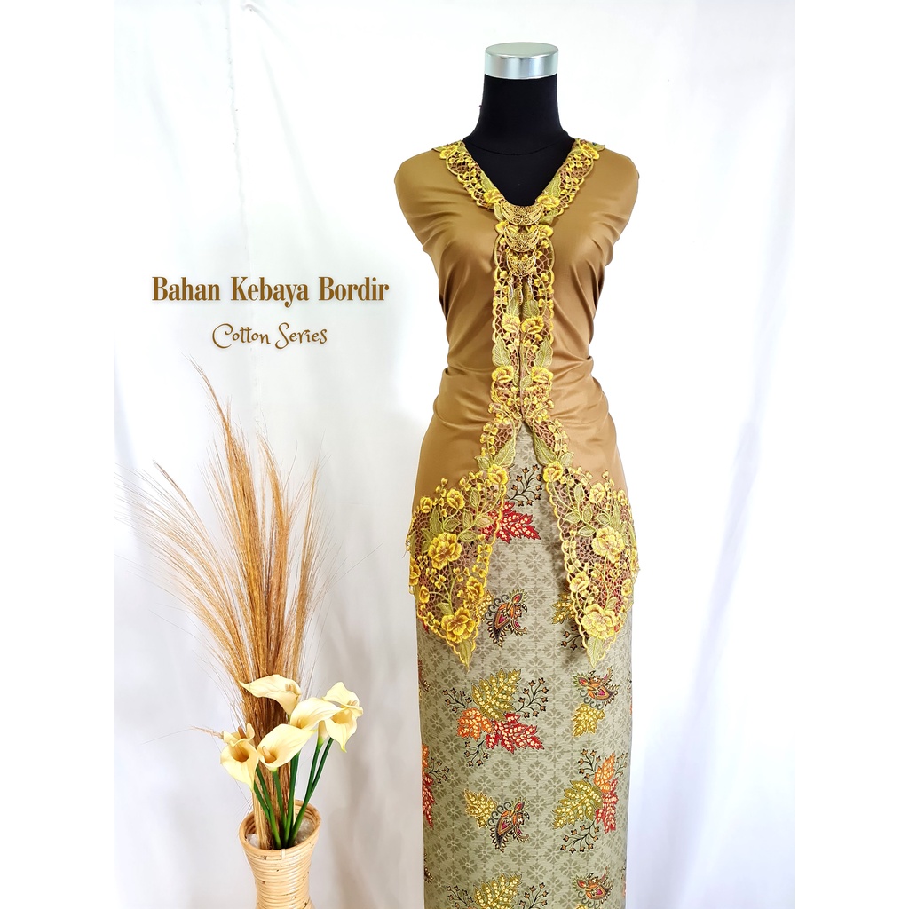 Jual Pusat Bordir Tasikmalaya Bahan Kebaya Katun Bordir Bali Kebaya