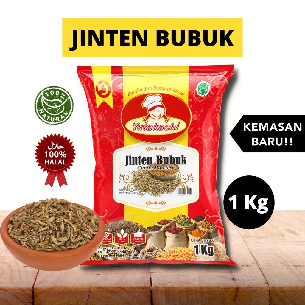 Jual Jinten Bubuk 1 Kg Yutakachi Premium Cumin Seed Powder Bumbu