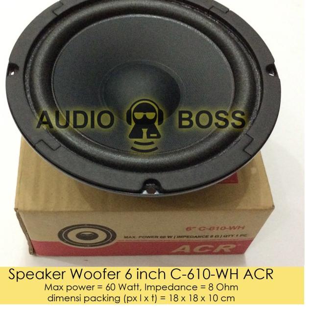 Jual Speaker Woofer Inch C Wh Acr Acr C Wh Woofer Shopee