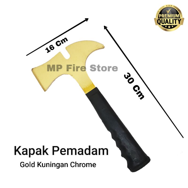 Jual Kapak Kampak Pemadam Kebakaran Damkar Fire Axe Hydrant Gold