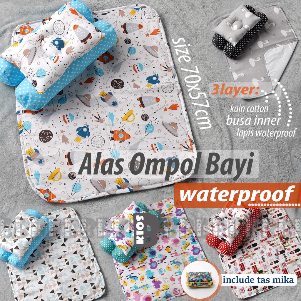 Jual Free Tas Mika Matras Bantal Guling Bayi Kasur Bayi Matras Set