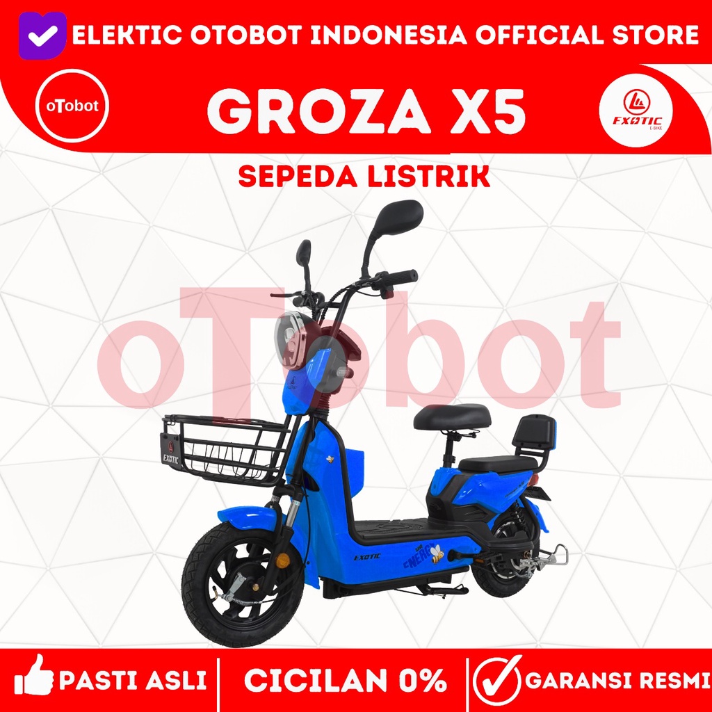 Jual Pacific Exotic Groza X5 Sepeda Listrik Selis By Pacific Shopee