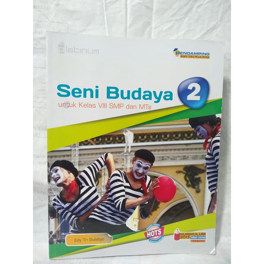 Jual Buku Teks Pelajaran Pendamping Platinum Seni Budaya Kelas Viii K