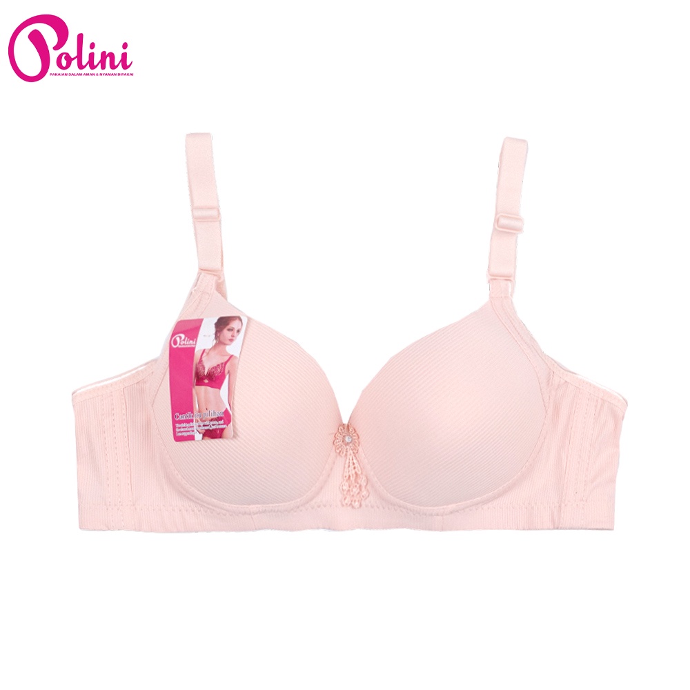 Jual POLINI Bra Wanita Kait 3 Bh Tanpa Kawat Push Up G659 Shopee