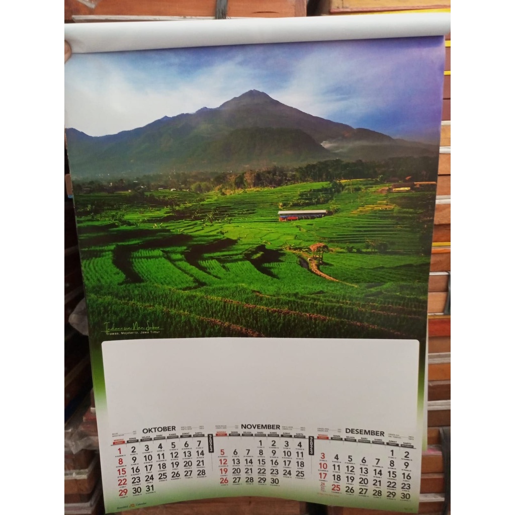 Jual Kalender Dinding Triwulan Sawah Shopee Indonesia