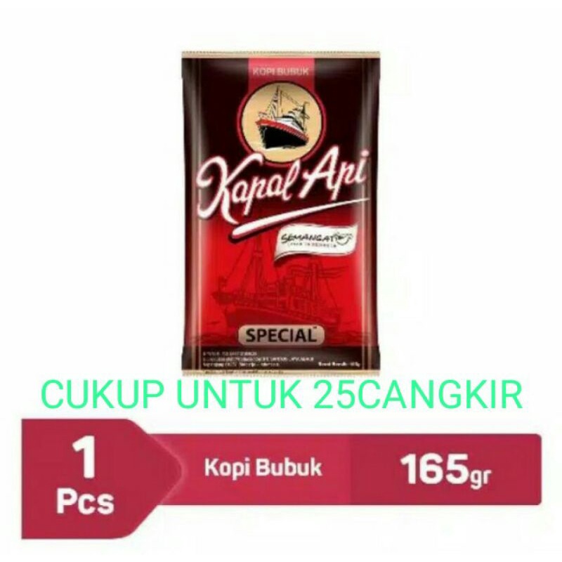 Jual KOPI KAPAL API SPECIAL MERAH 160 Gram Shopee Indonesia