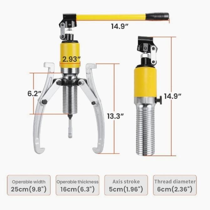 Jual Treker Bearing Hydraulic Gear Puller Ton Treker Hidrolik Kaki