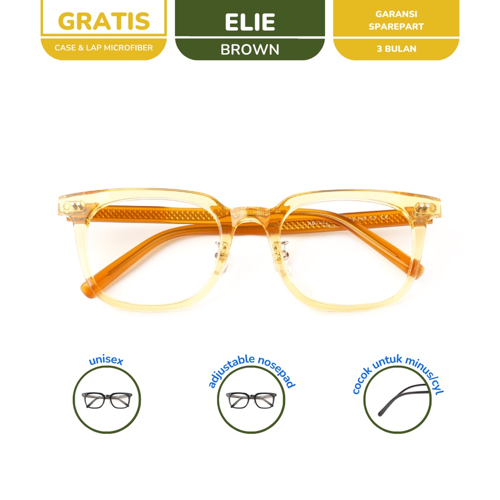 Jual Zonakacamata The Classic Elie Brown Frame Kacamata Pria