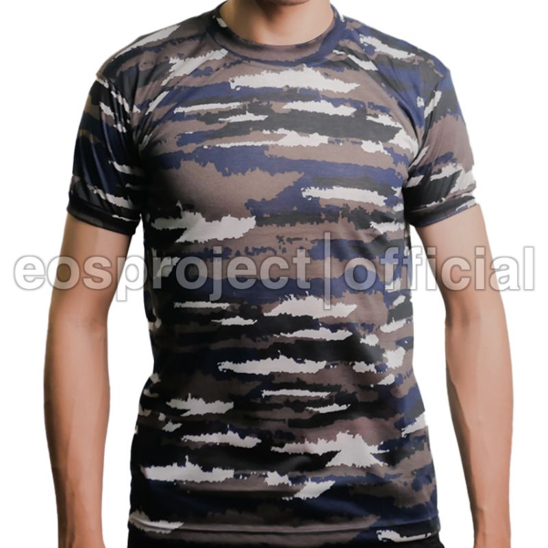 Jual BAJU KAOS LORENG DRYFIT TNI ANGKATAN LAUT LENGAN PENDEK Shopee