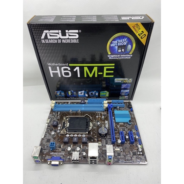 Jual MOTHERBOARD ASUS H61 ME LGA 1155 Shopee Indonesia