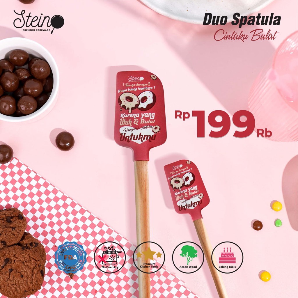 Jual Steincookware Stein Spatula 2 In 1 DUO SPATULA Sutil Shopee