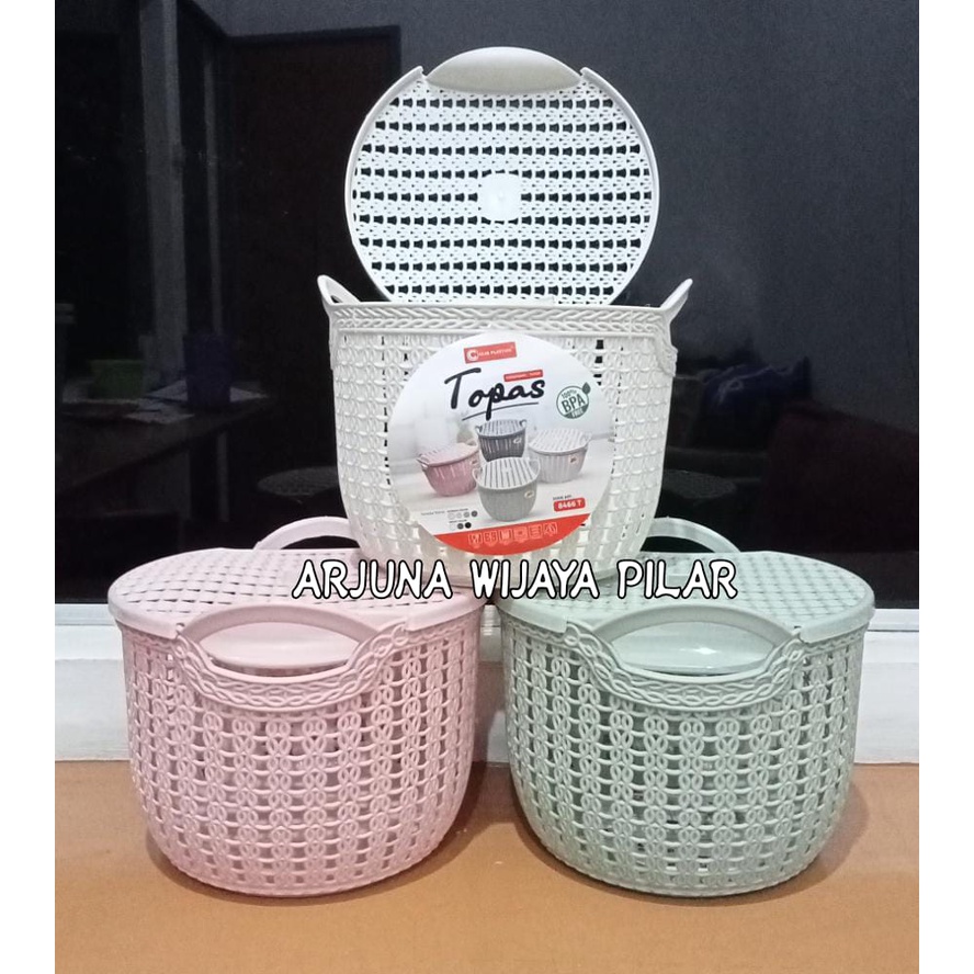 Jual Keranjang Serbaguna S BPA Free TOPAS ADA TUTUPNYA Shopee Indonesia