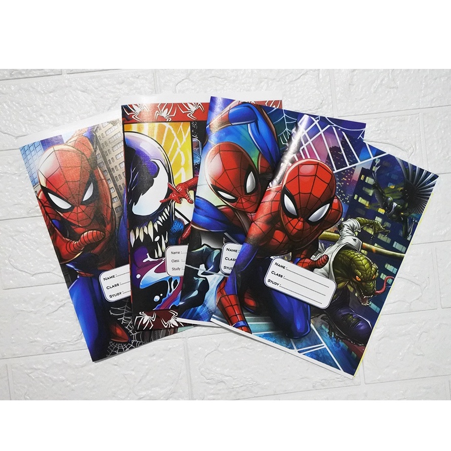 Jual Isi Lembar Sampul Buku Spiderman Tebal Sampul Fancy