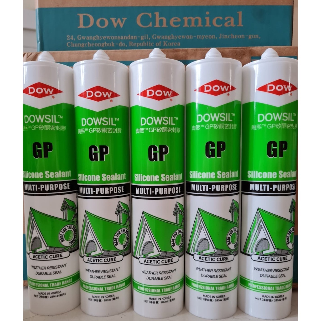 Jual Dow Corning Dowsil GP Lem Kaca Lem Aquarium Sealant Silikon Gp