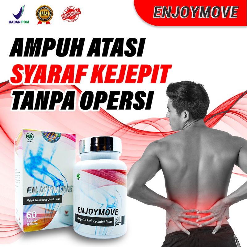 Jual Enjoymove Obat Asli Herbal Saraf Kejepit Dan Nyeri Sendi Original