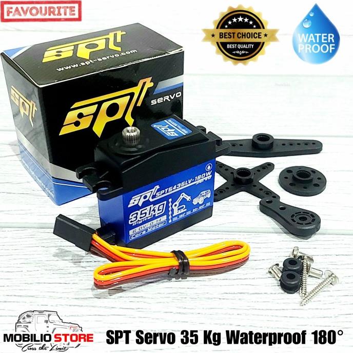 Jual SPT Servo Large Torque 35 Kg Waterproof Full Metal Gear Digital