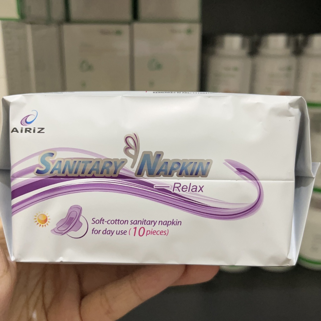 Jual AIRIZ SANITARY NAPKINS FOR DAY USE PEMBALUT WANITA UNTUK PAGI HARI