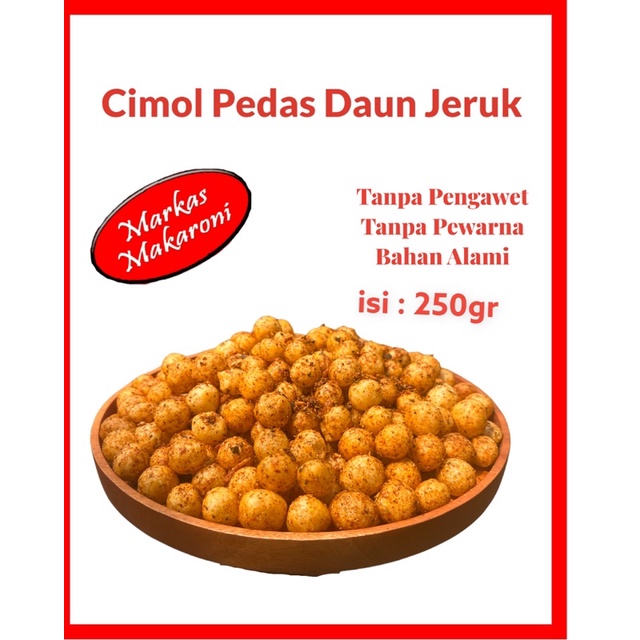 Jual Cimol Bulat Pedas Daun Jeruk Gr Shopee Indonesia