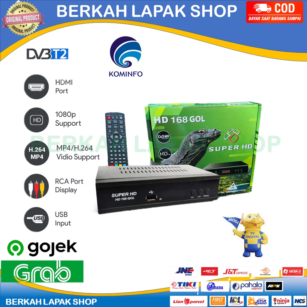 Jual STB Set Top Box TV Digital Super HD 168 DVB T2 Shopee Indonesia