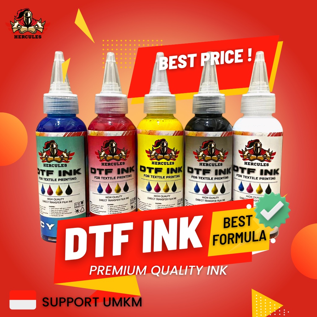 Jual Tinta Dtf Ml Cmyk Premium Quality Sablon Dtf Hasil Pekat Cerah