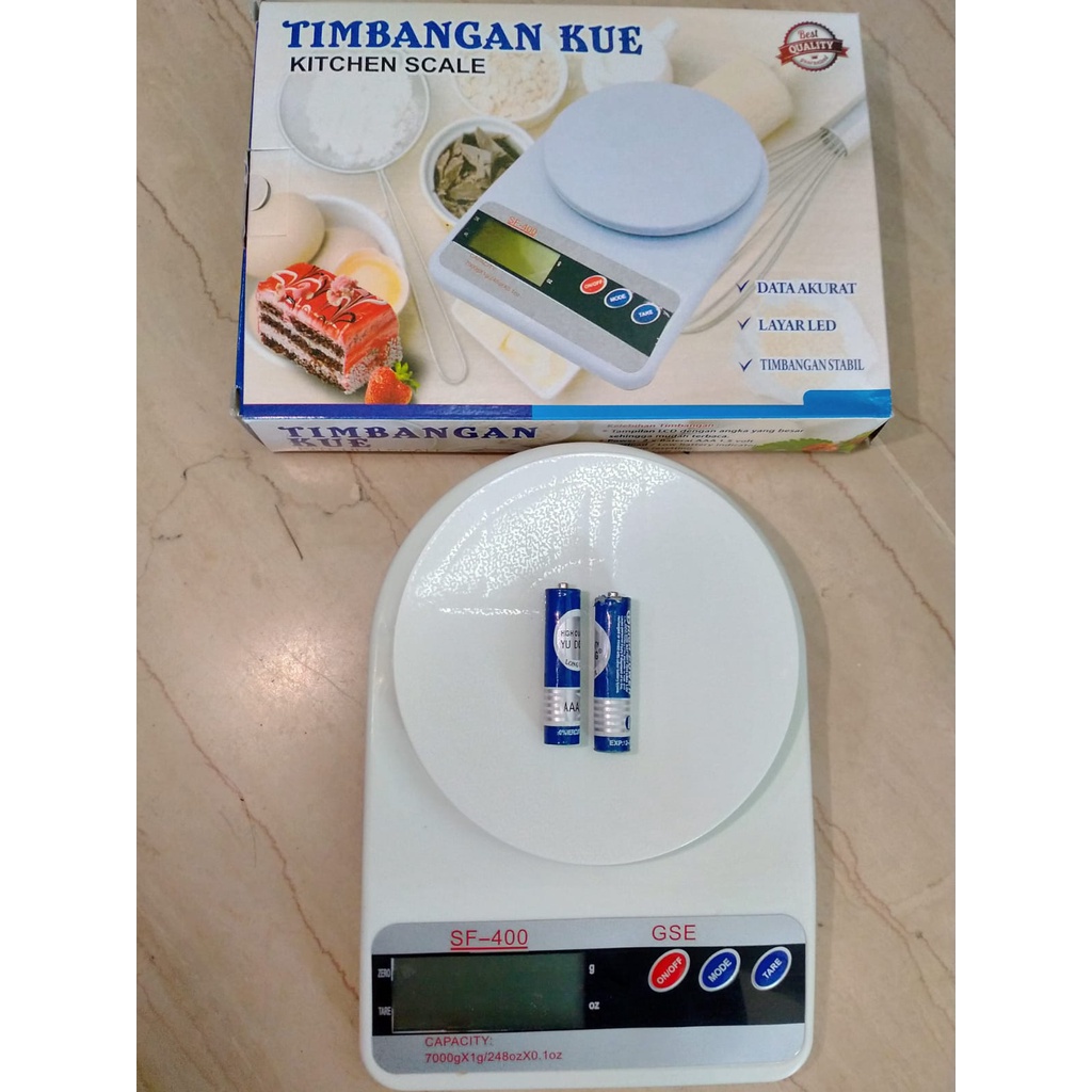 Jual TIMBANGAN DAPUR DIGITAL SF 400 TIMBANGAN DIGITAL KUE SF 400 7KG