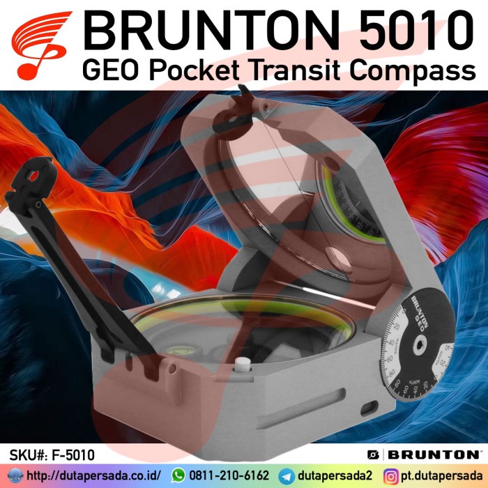 Jual Kompas Brunton Geo Pocket Transit Compass Kompas Geologi