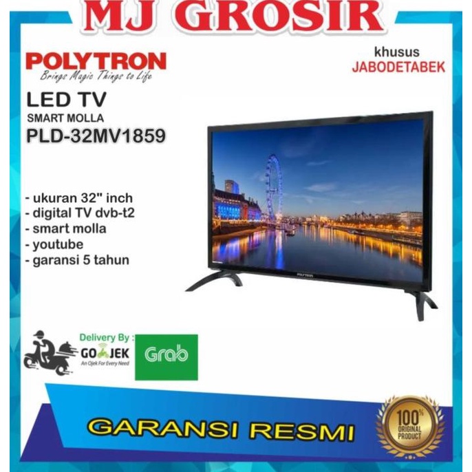 Jual Led Tv Polytron Pld 32Mv1859 32 Inch Easy Smart Mola Shopee