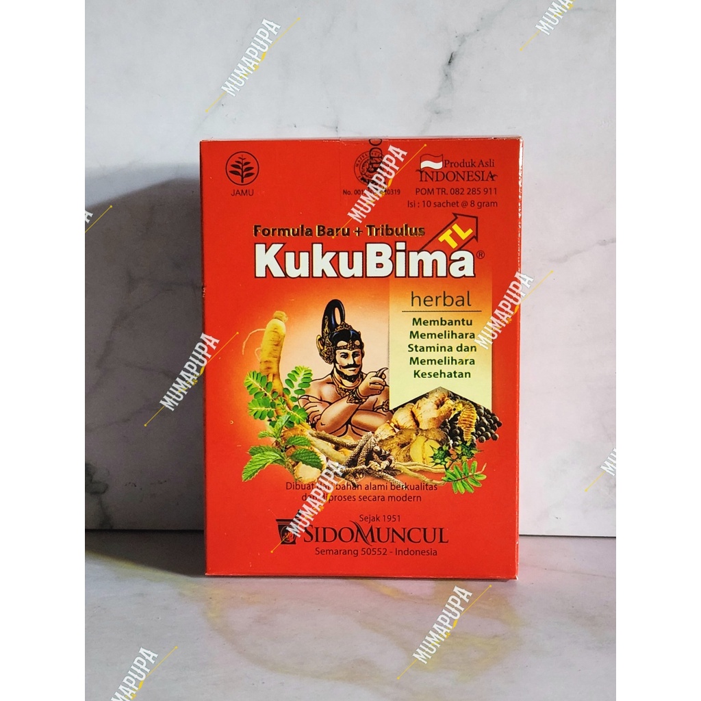 Jual Jamu Kuku Bima Tribulus Formula Baru Isi 10 Sachet Sido Muncul