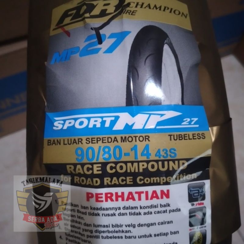 Jual Ban Luar Fdr Mp Mp Sport Xr Racing Soft Compound Tubeless