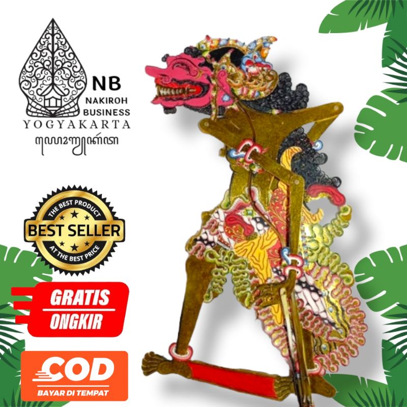 Jual Cakil Wayang Kulit Kerbau Asli Alusan Ukuran Standar Dalang