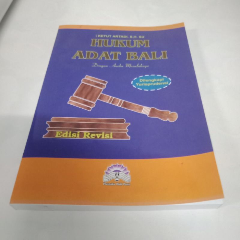 Jual Buku Hukum Adat Bali Dilengkapi Yurisprudensi Agama Hindu I Ketut