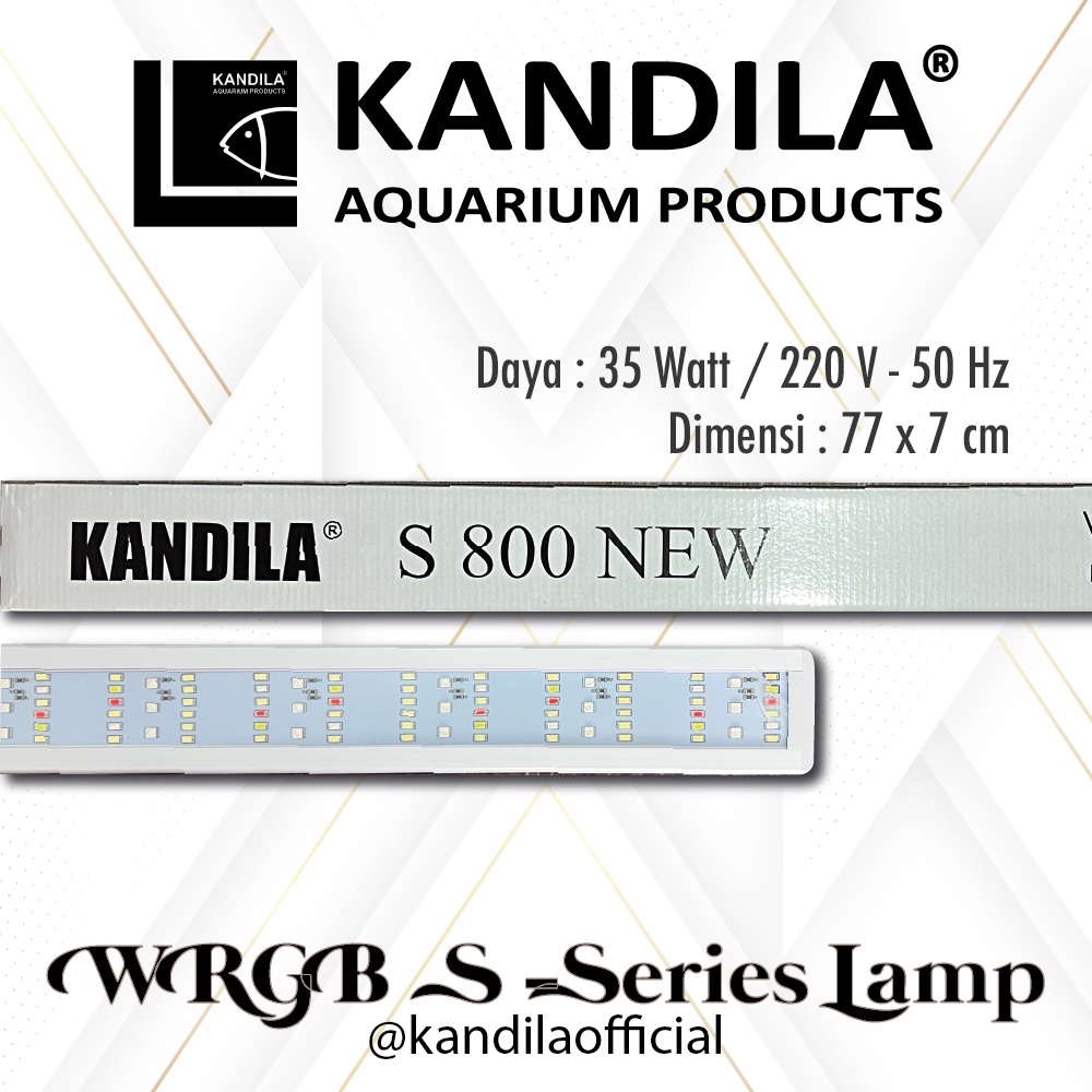 Jual Kandila S Series NEW Snew WRGB Lamp UvA UvB Lampu Aquarium