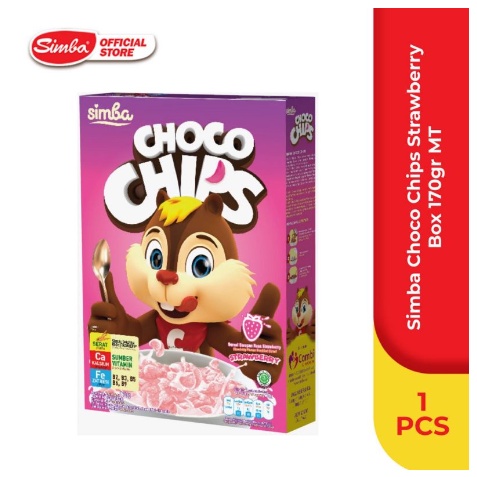 Jual Simba Choco Chips Strawberry Box G Shopee Indonesia