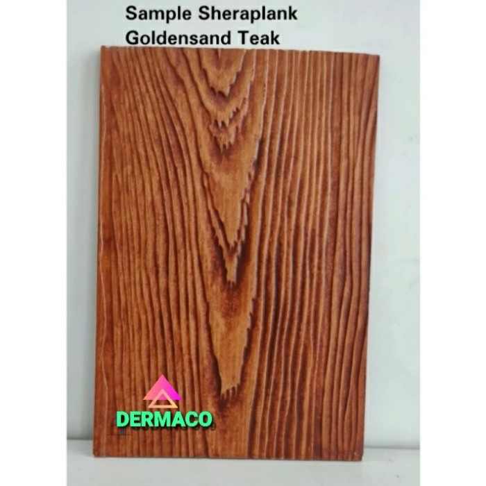 Jual CONTOH SHERA PLANK GOLDEN SAND TEAK 20 X 30CM Shopee Indonesia