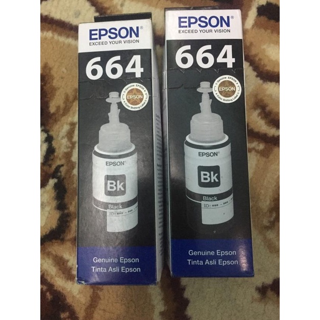 Jual Tinta Epson 664 Black Original Shopee Indonesia