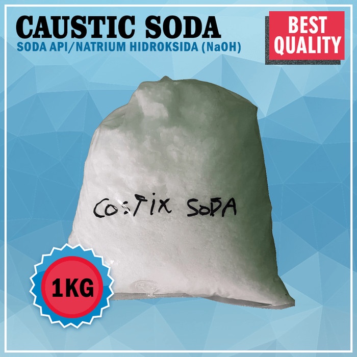 Jual Soda Api Caustic Soda NaOH Natrium Hidroksida 1kg Shopee