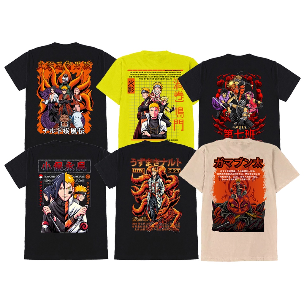 Jual Kaos Anime Kaos Naruto Uzumaki Kaos Boruto Kaos Gabunta Kaos