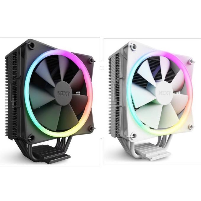 Jual NZXT T120 RGB CPU AIR COOLER WITH RGB 4 HEATPIPES MATTE BLACK