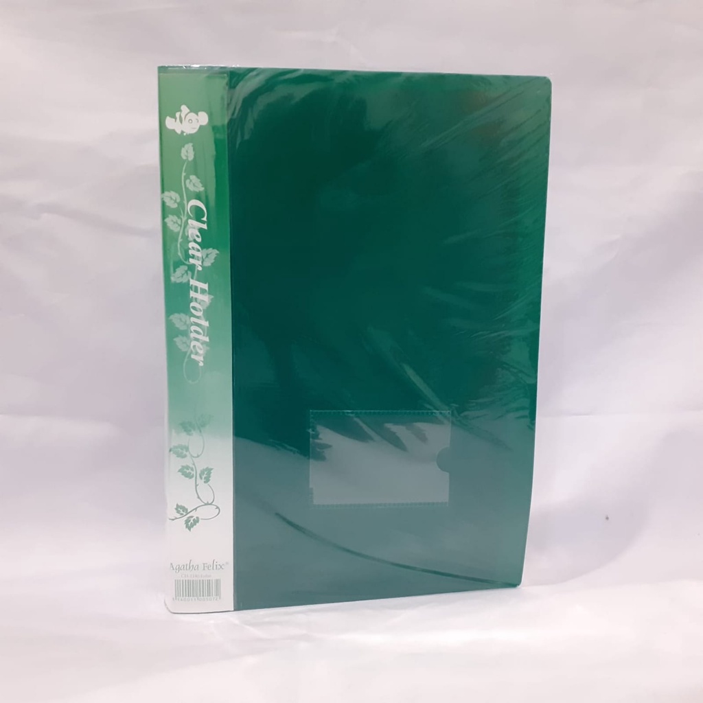 Jual Clear Holder Dokumen Keeper Folio Isi 60 Lembar Hijau Agatha