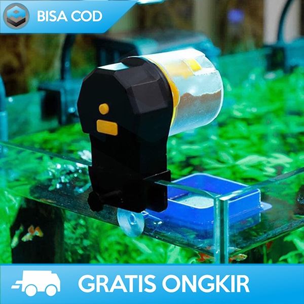 Jual ALAT PEMBERI MAKAN IKAN OTOMATIS INTELLIGENT FISH FEEDER GABI 50